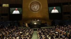 Papa Francisco en la ONU